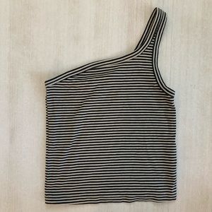 Aerie One Shoulder Crop Tank